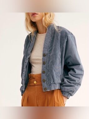 Free People blue jacket